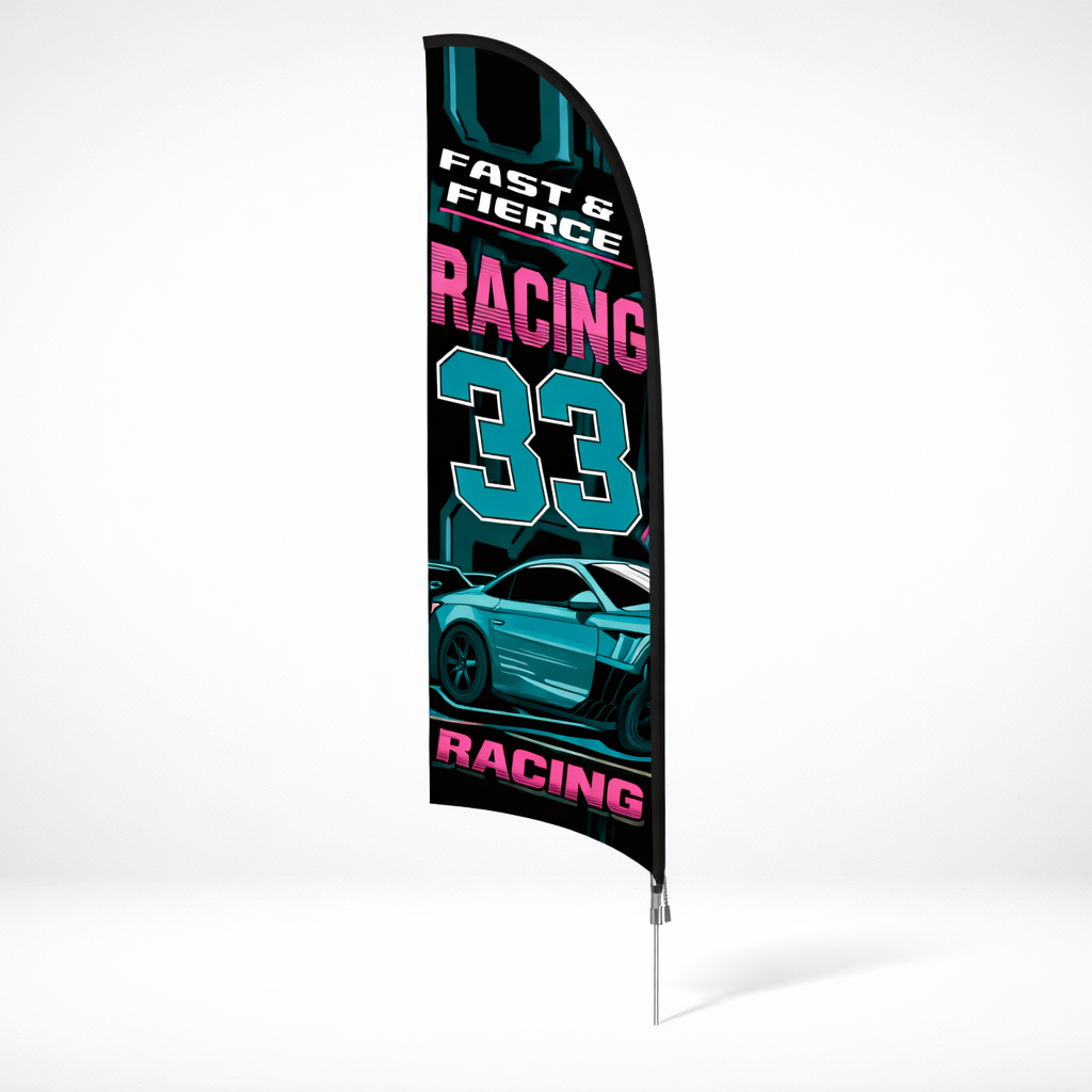 Premium 14' Concave Flags